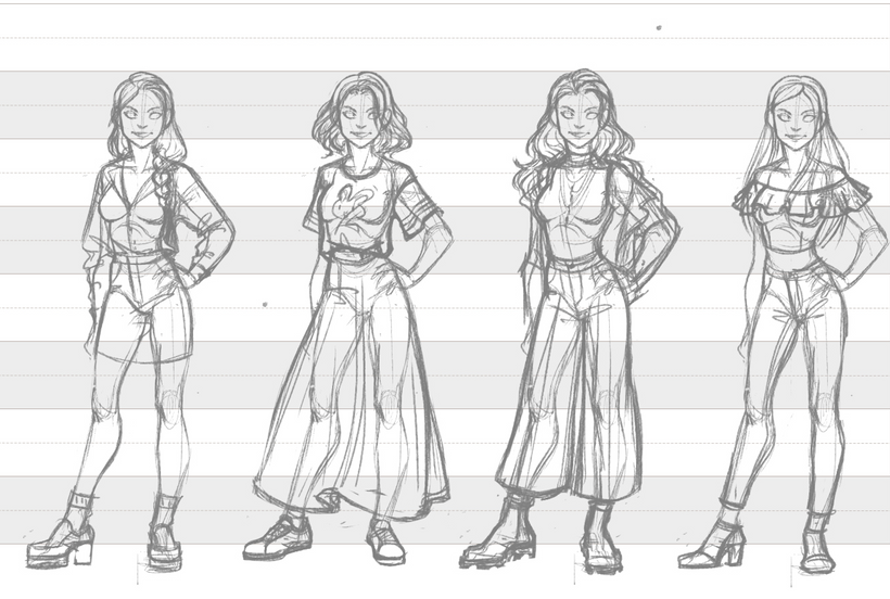 Updated protagonist artwork for Idlewild