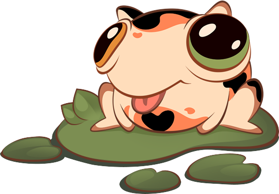 Jaba the catfrog mascot